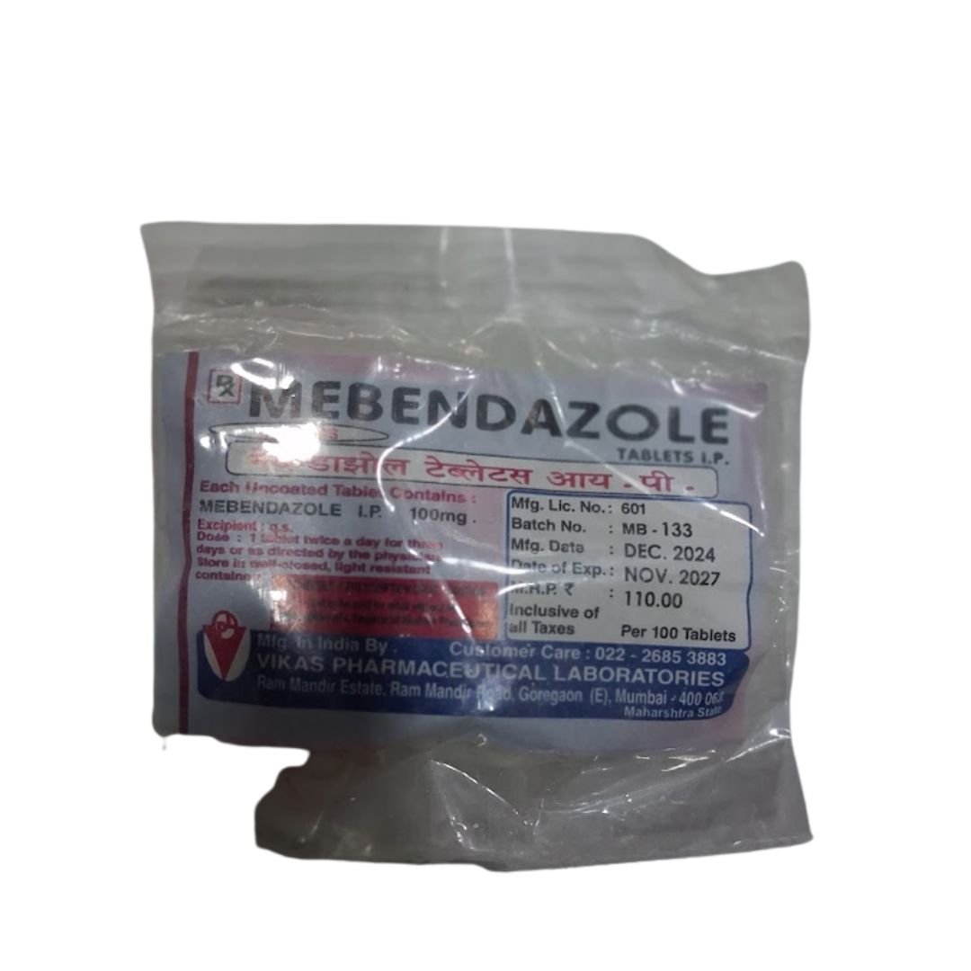 MEBENDAZOLE-100MG